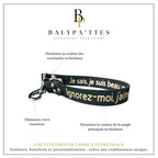 Extension de laisse personnalisée pour chien, unie en biothane, en 25mm