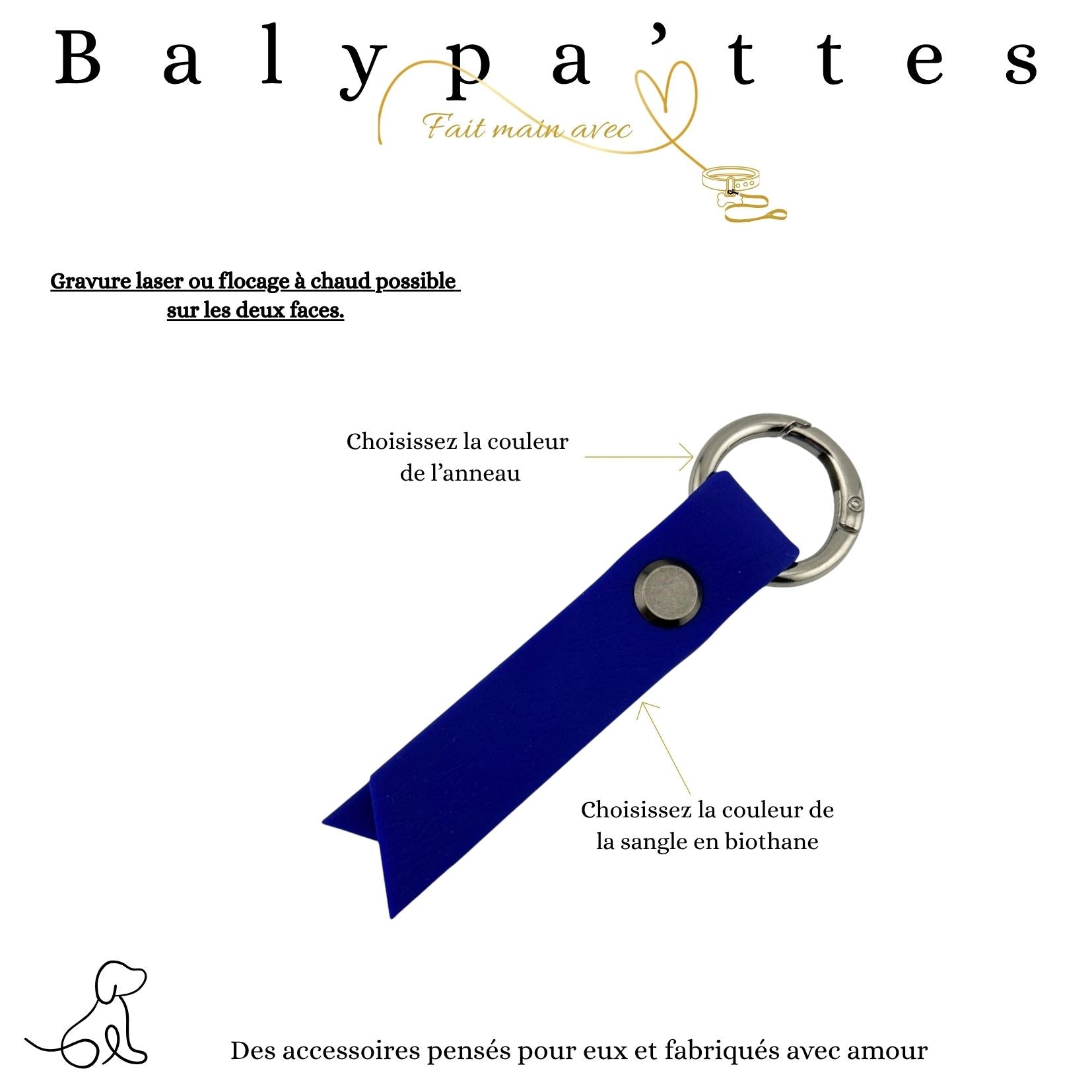 Médaille unie en biothane