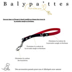 Poignée bicolore en biothane