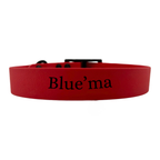 Collier BLUE'MA en biothane 38mm