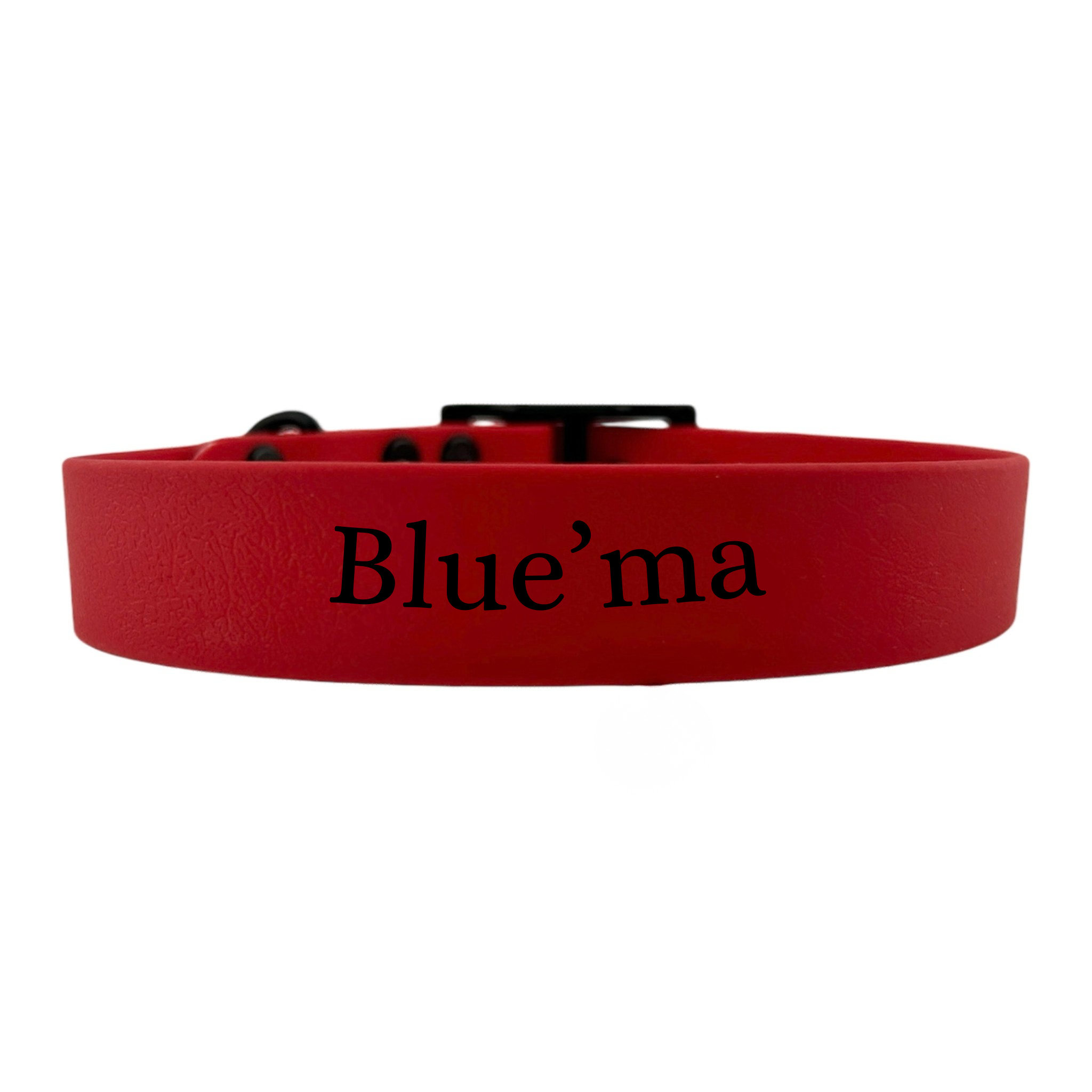 Collier BLUE'MA en biothane 38mm