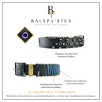 Collier personnalisé pour chien en biothane LAÏCO, en 38mm