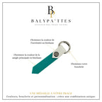 Médaille personnalisée pour chien, bicolore en biothane, en 19mm