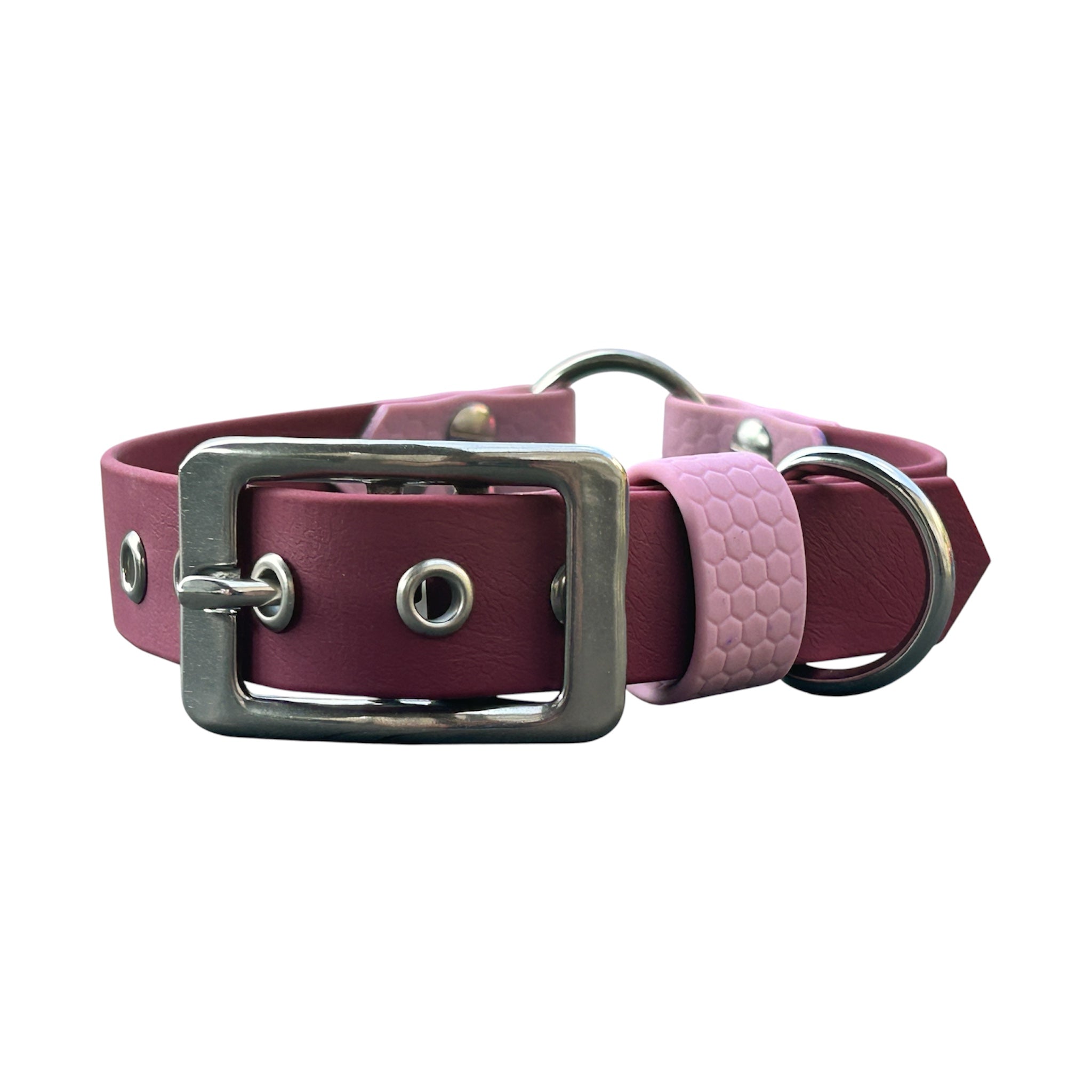 Collier personnalisé pour chien en biothane et hexa PIPA, en 19mm