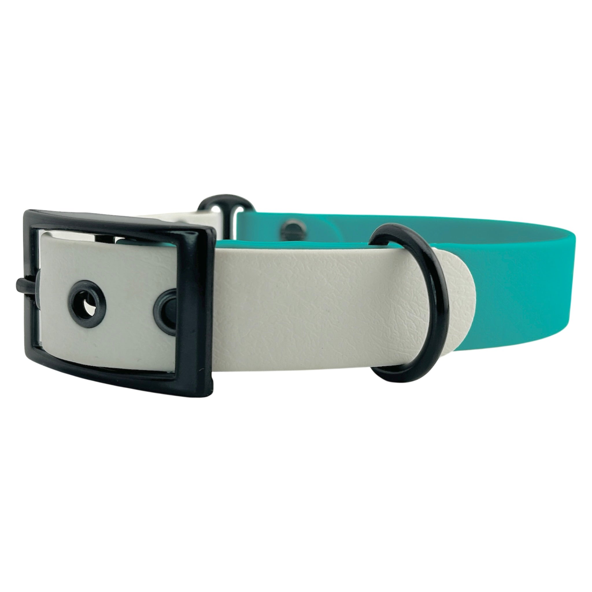 Collier bicolore MAYA en biothane 16mm