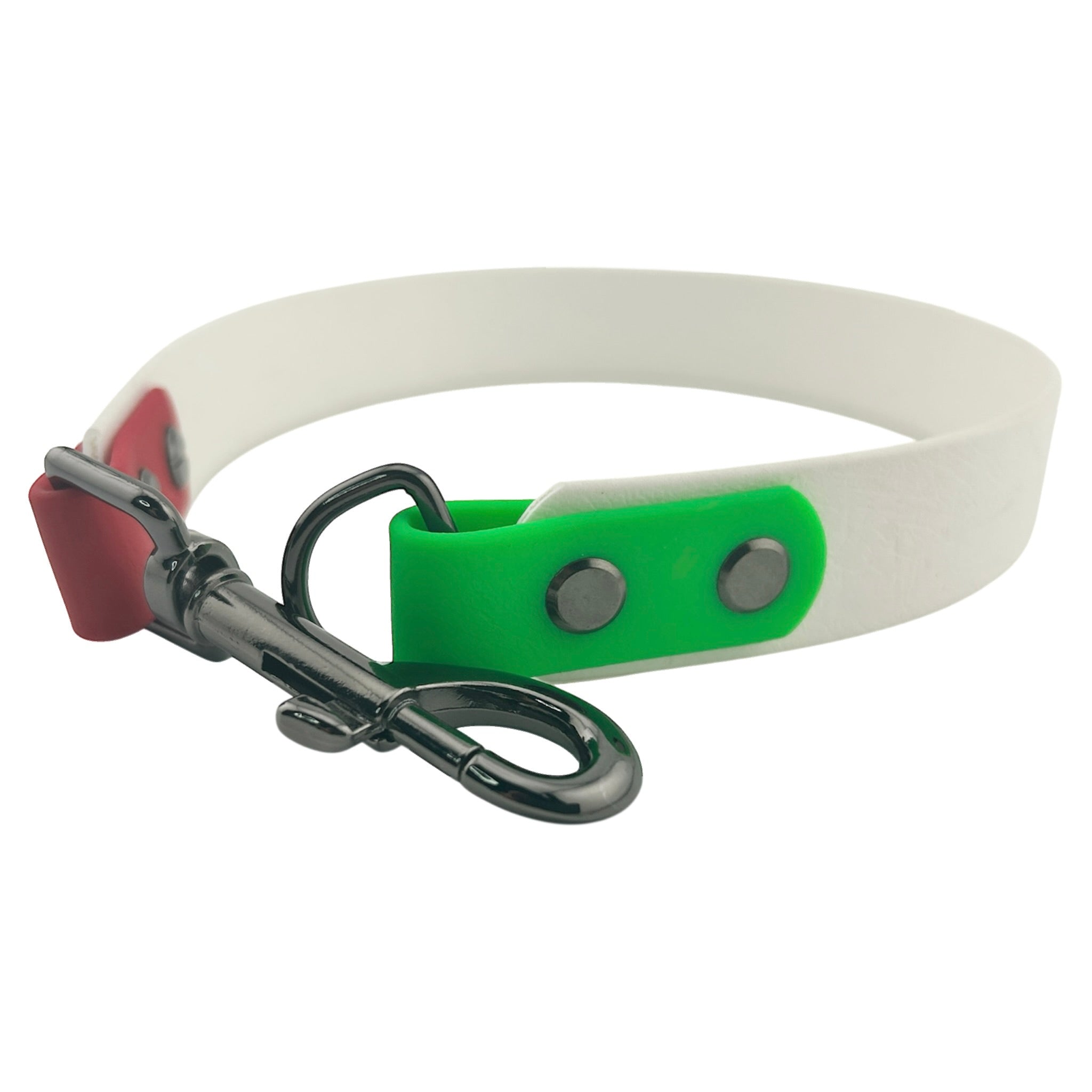 Extension de laisse tricolore en biothane