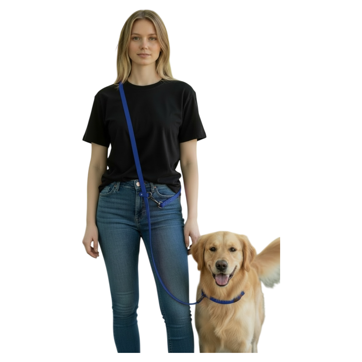 Ceinture main libre en biothane