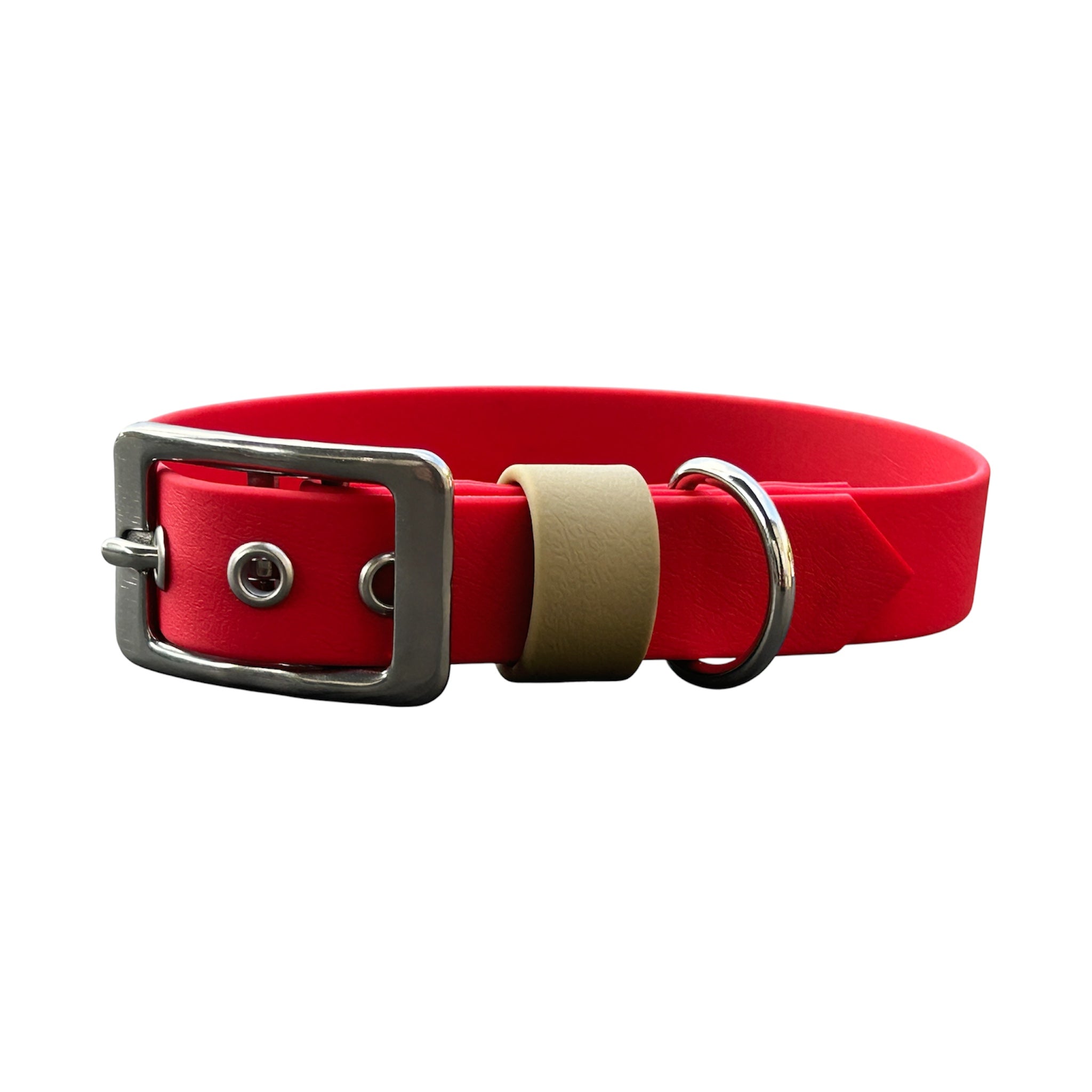 Collier personnalisé pour chien en biothane BLUE'MA, en 16mm