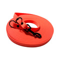 Longe personnalisée pour chien, unie en hexa, avec ou sans poignée, en 16mm